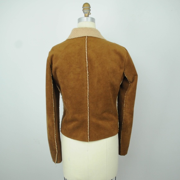 ❤️3/$35 Velvet Graham Spencer Blazer Faux Suede - Picture 3 of 5